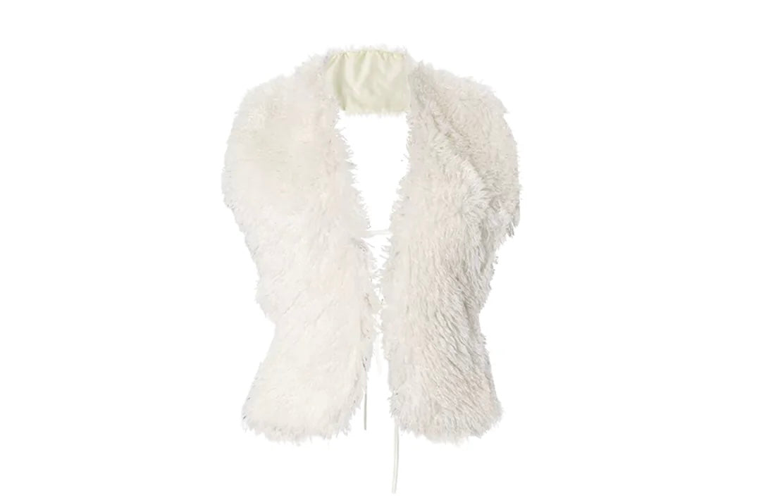 Luxe Backless Faux Fur Vest