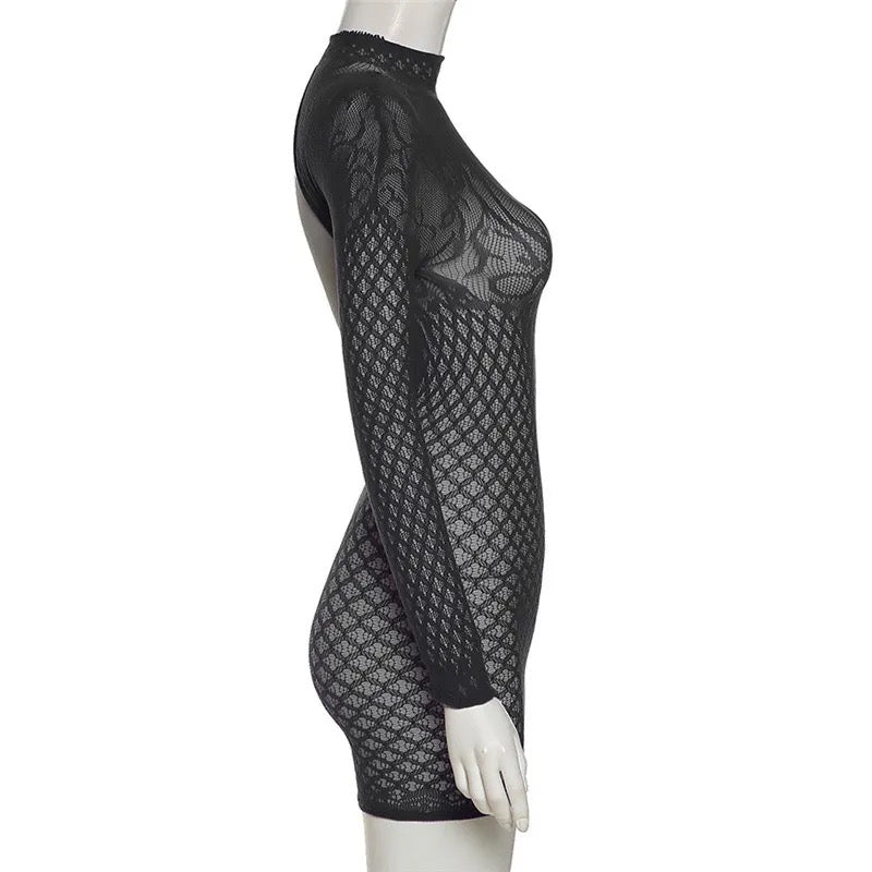 Fishnet dress