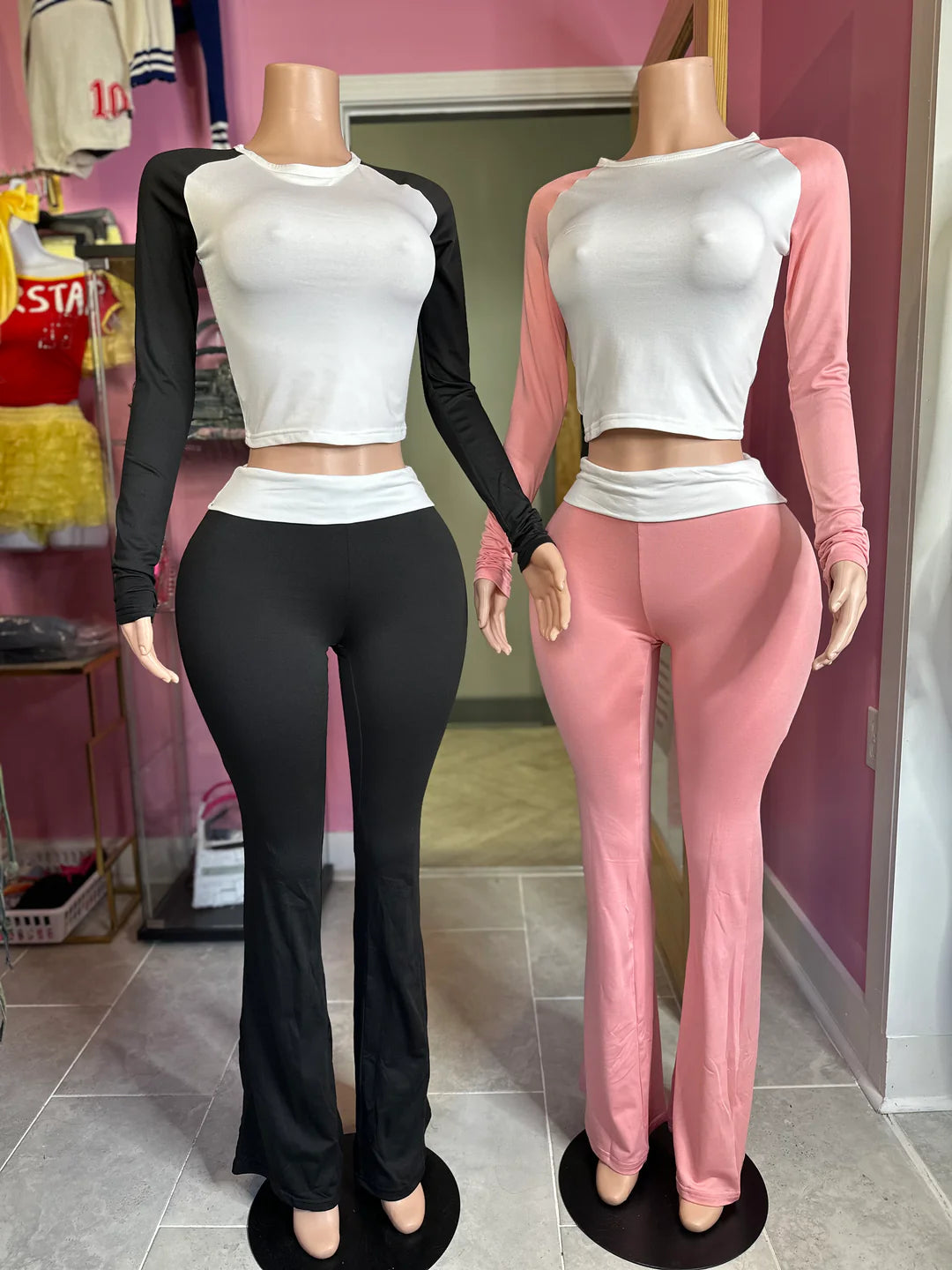 Stripe Pants Set