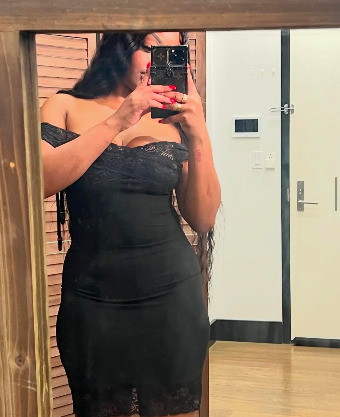 Hollow Lace Dress