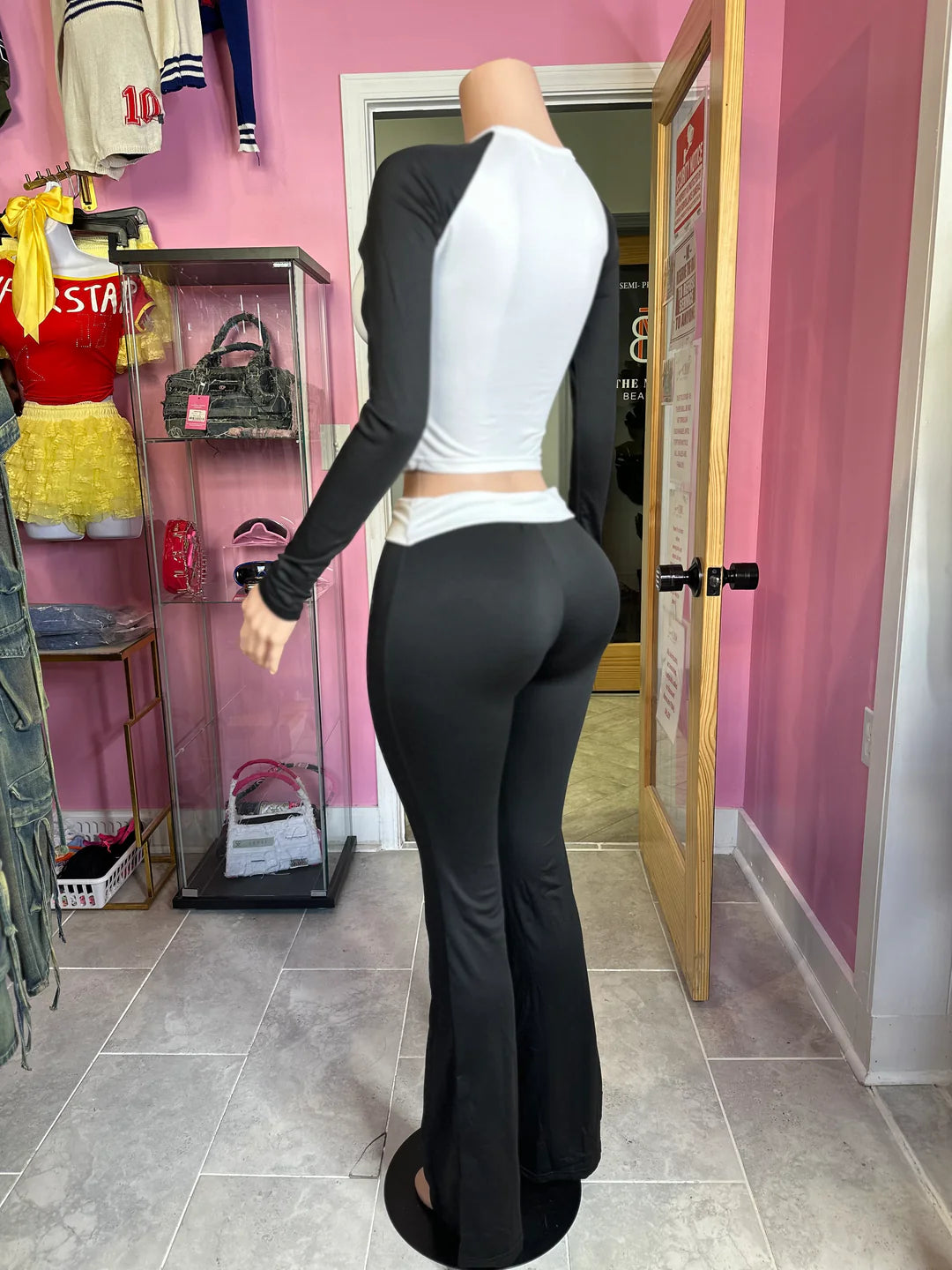 Stripe Pants Set