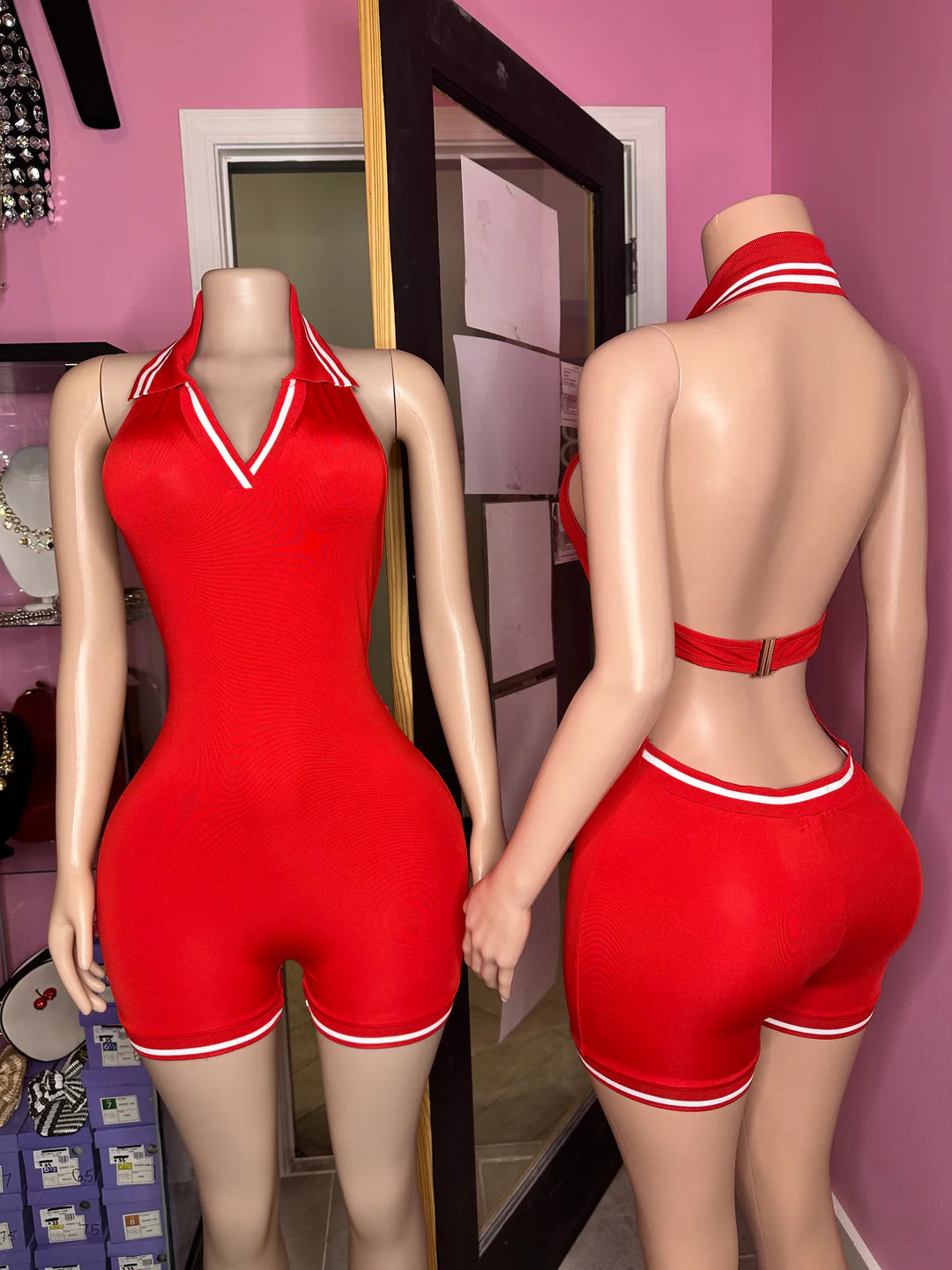 Wayda Halter Bodysuit