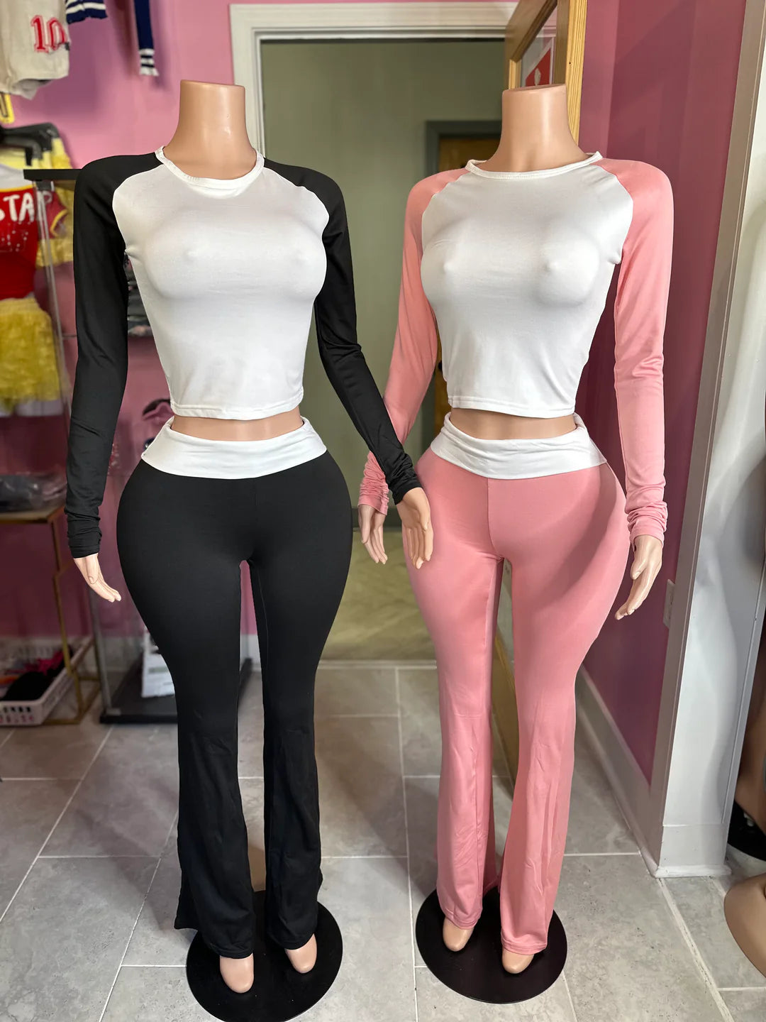 Stripe Pants Set
