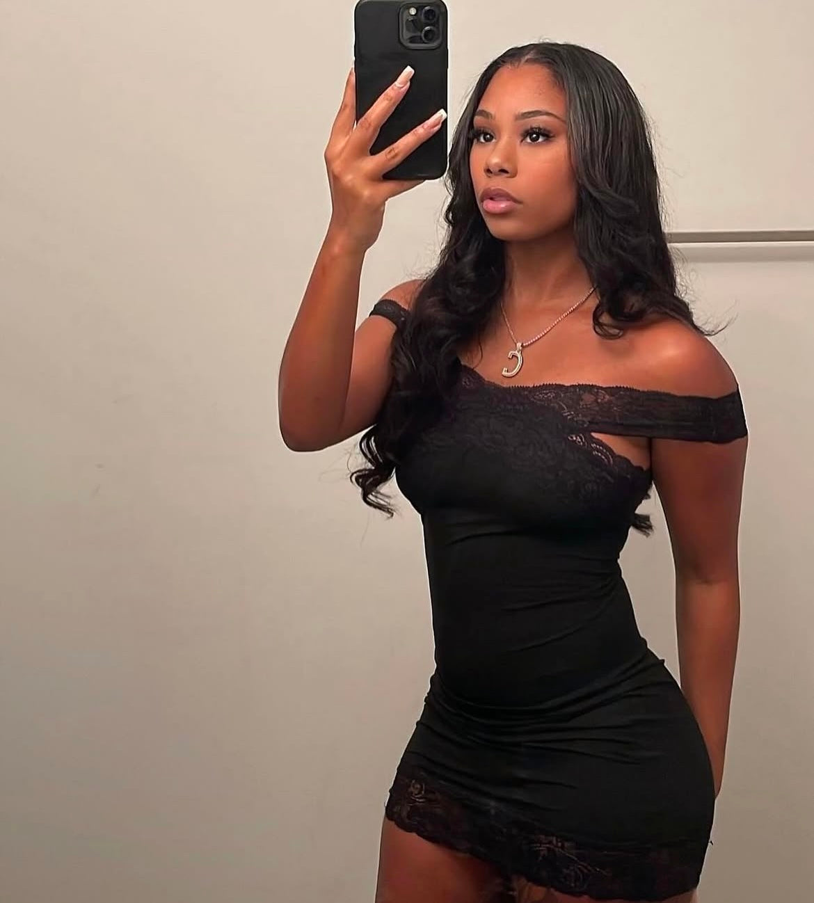 Hollow Lace Dress