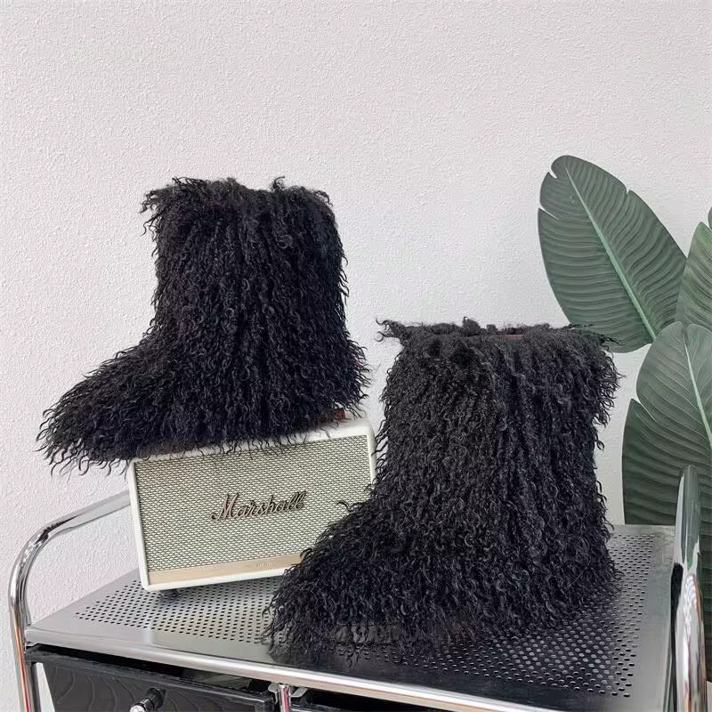 Mongolian Fur Boots