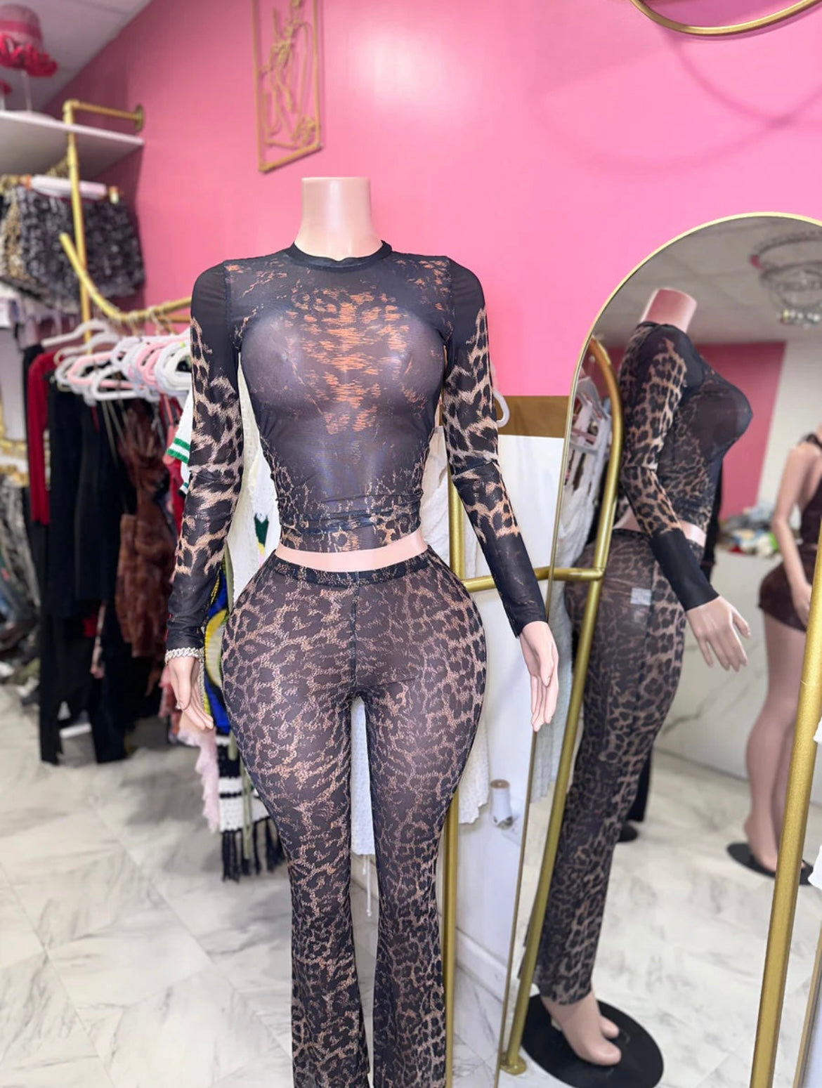 Leopard Mesh Set