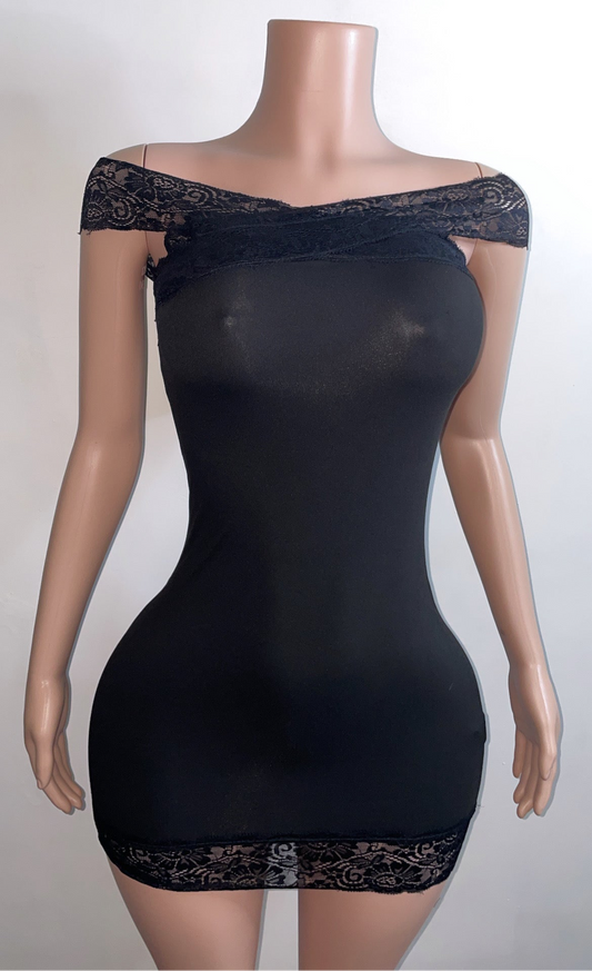 Hollow Lace Dress