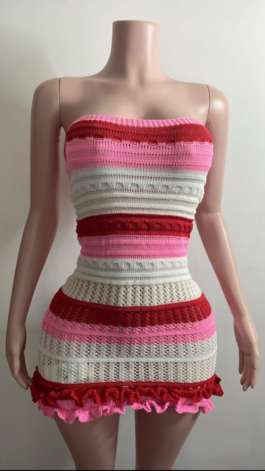 Candy stripe dress