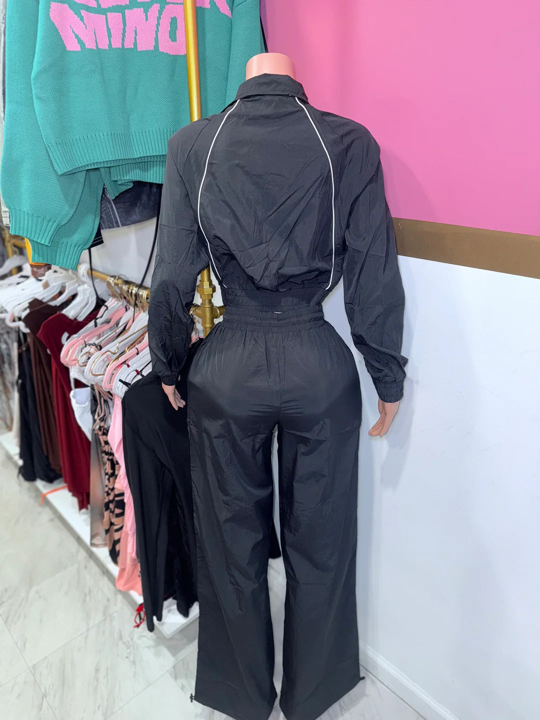 Cropped Tracksuit set