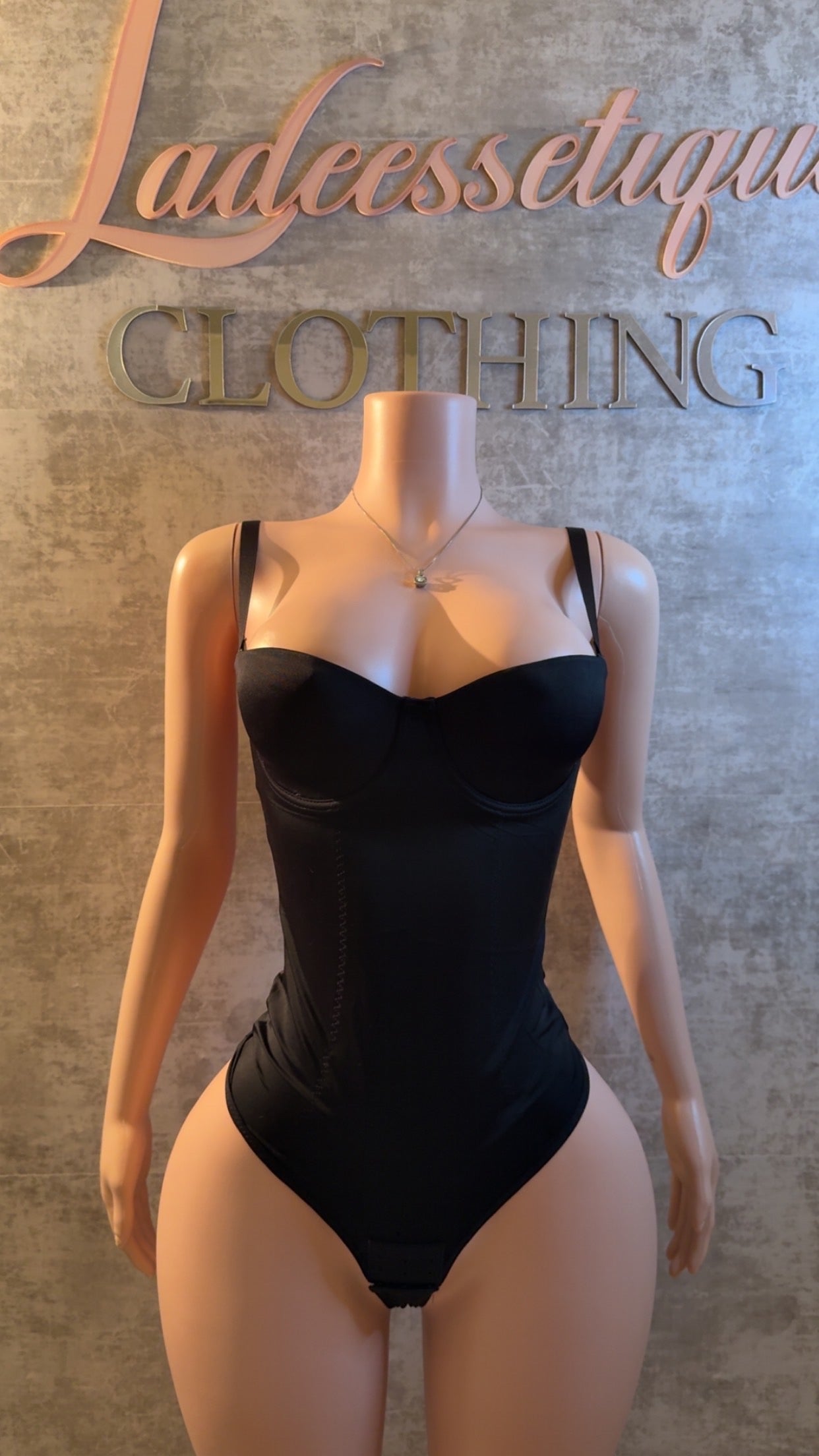 Snatched Bodysuit Black