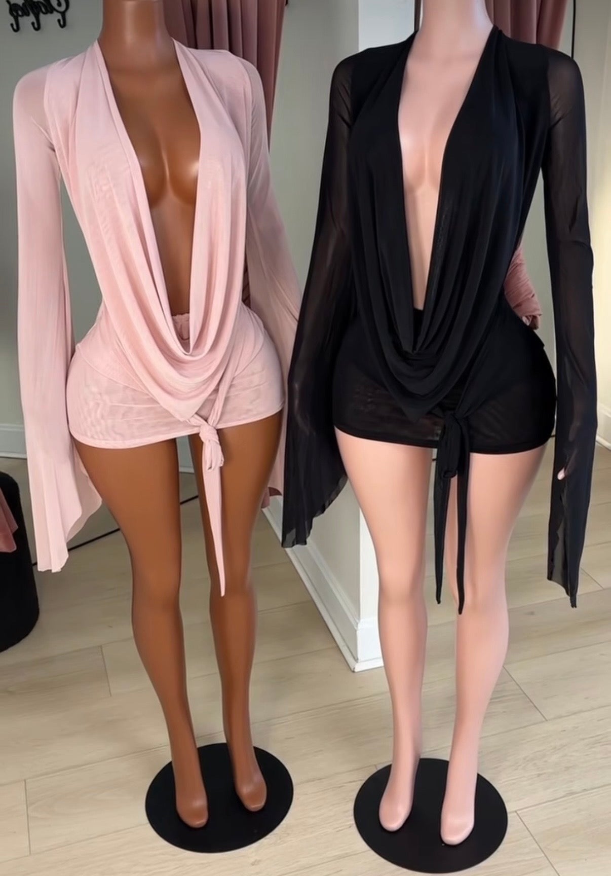 Cowl Neck Dress