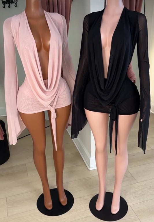 Cowl Neck Dress