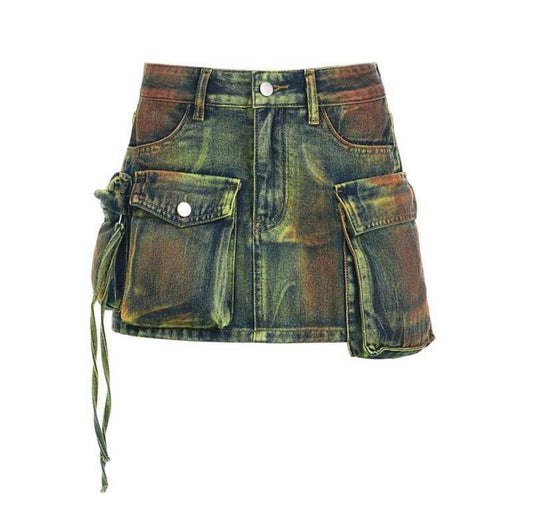 Addicted Acid Mini Skirt