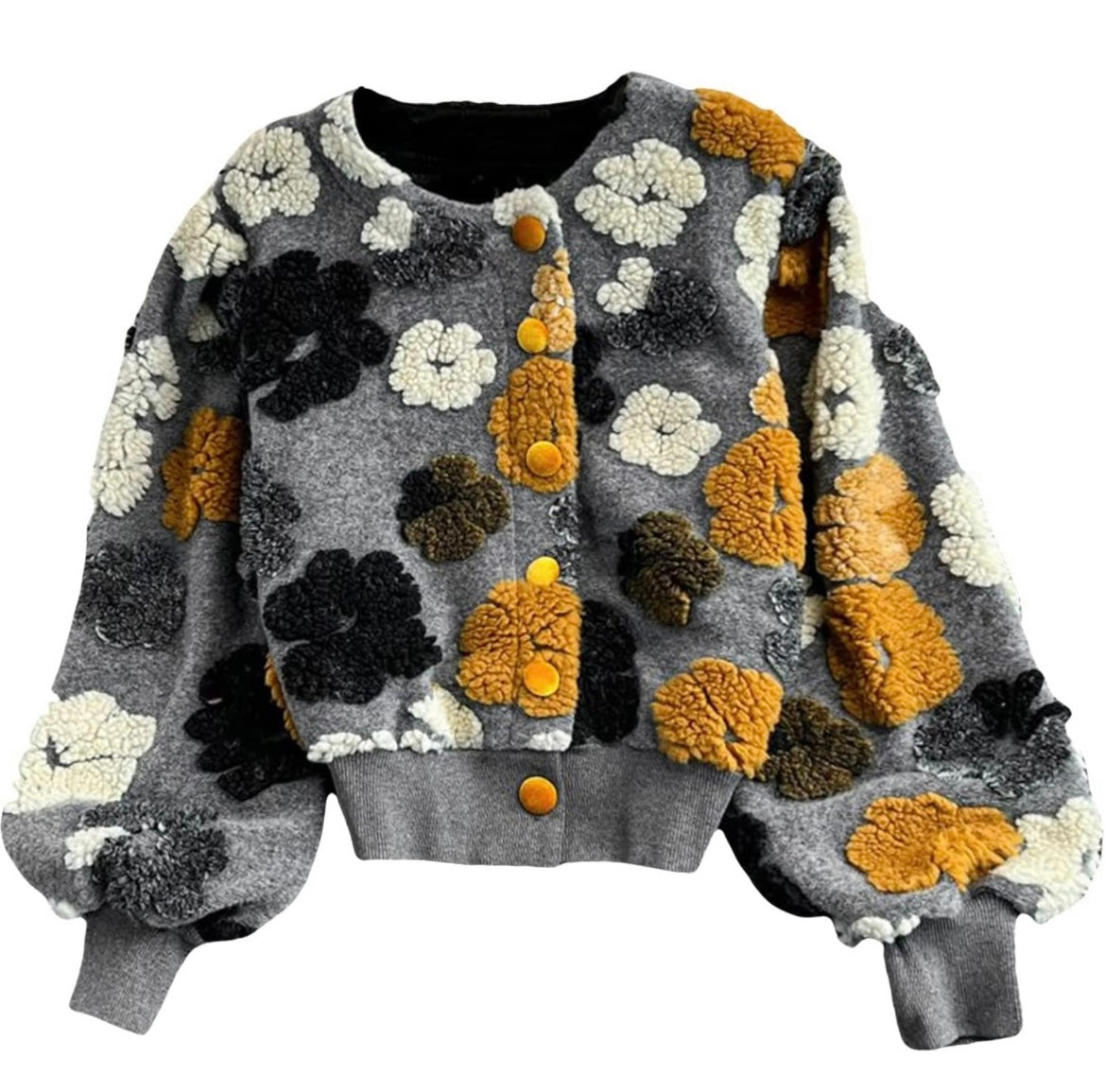 Flower Bomb Jacket Gray