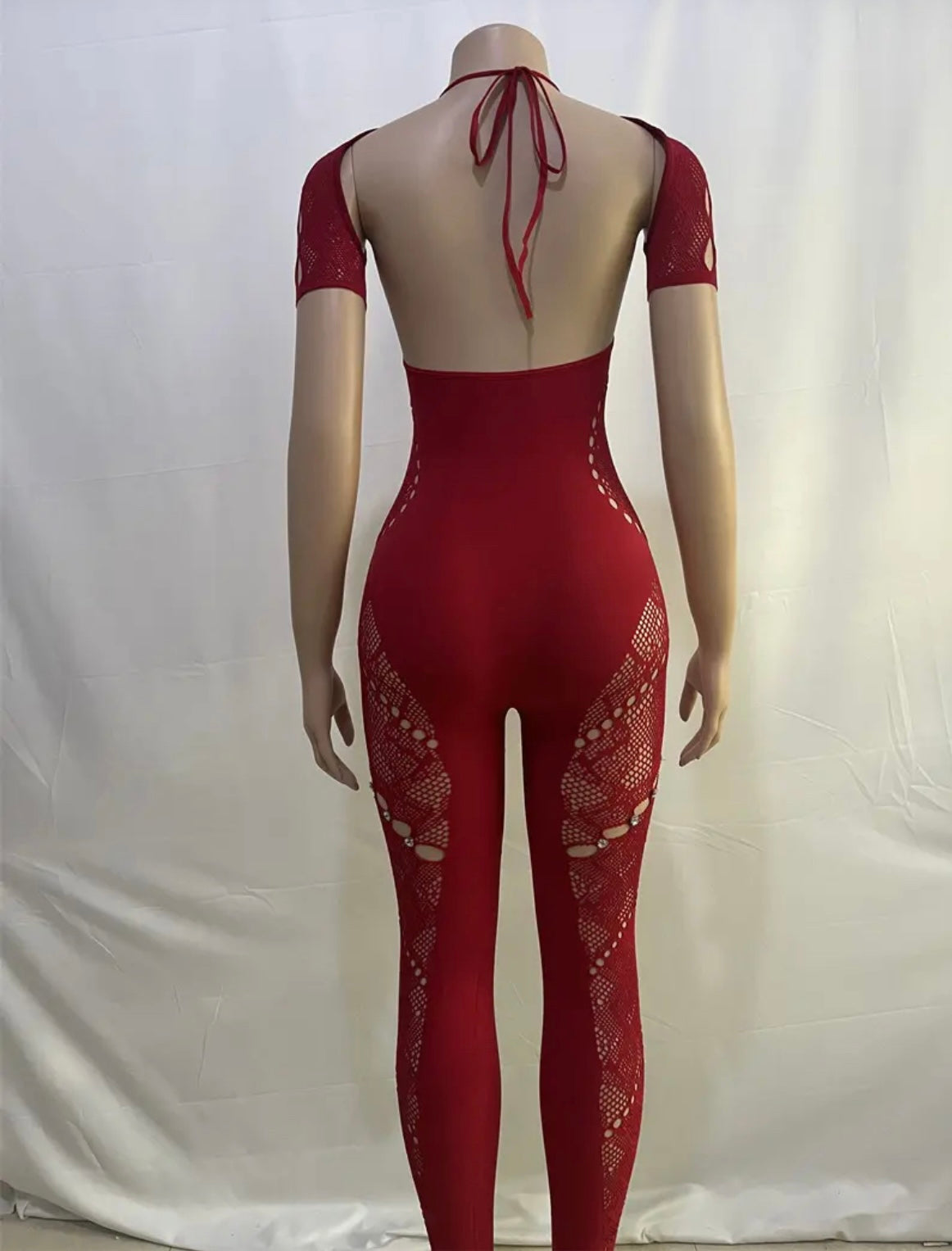 Red Poster Jumpsuit