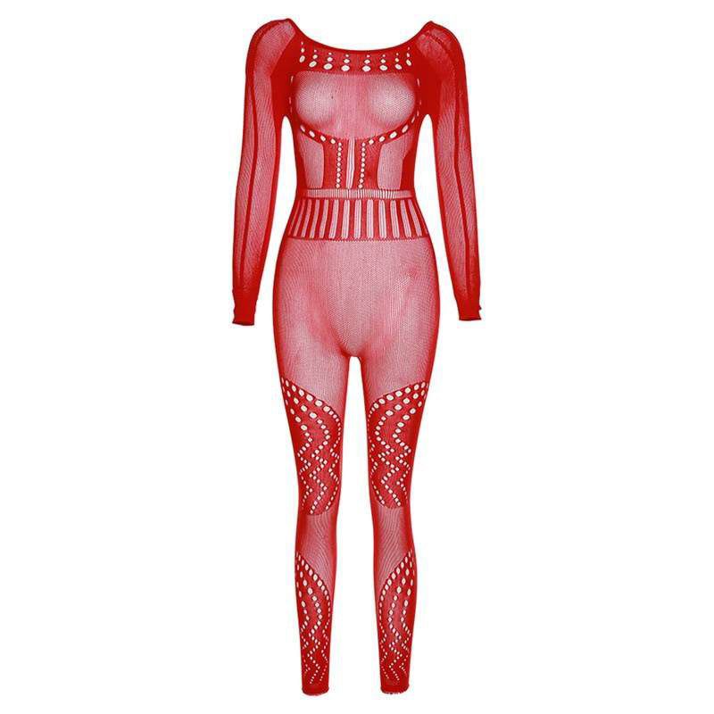 Bad Girl Jumpsuit Red