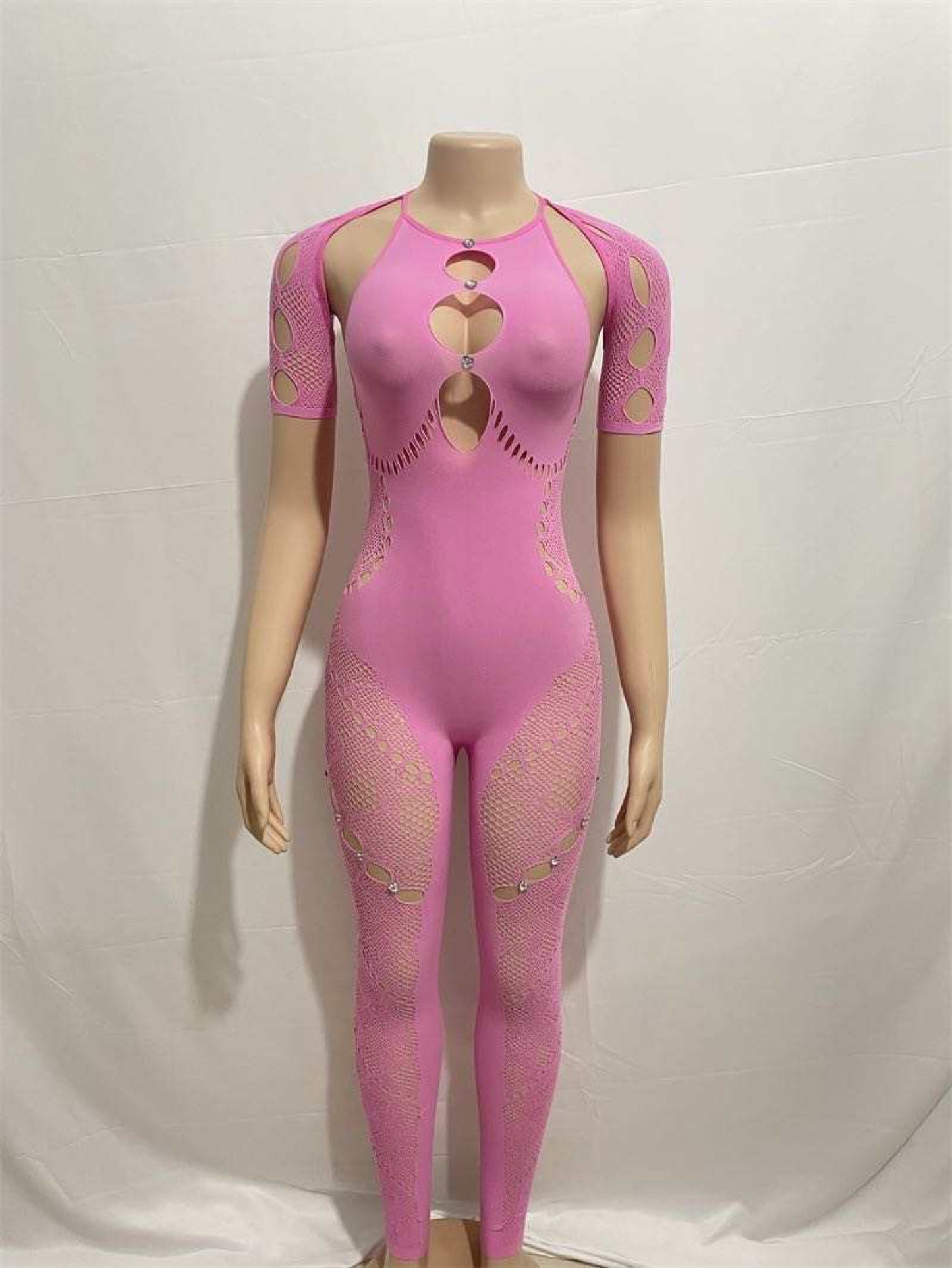 Pink Poster Jumpsuit