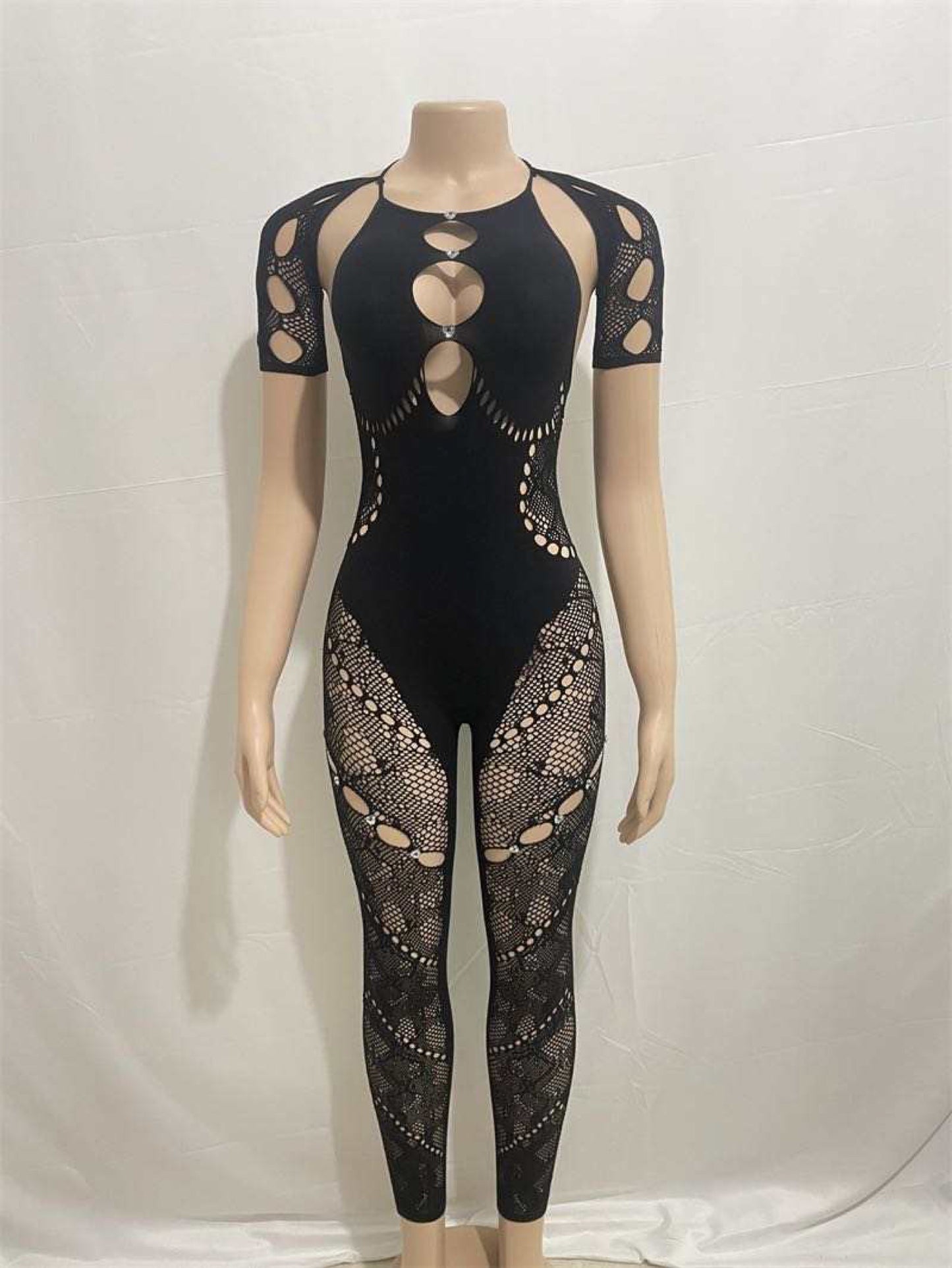 Black Poster Jumpsuit