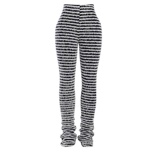 Zebra Fuzz Pants